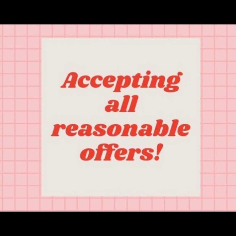 Accepting all offers💕